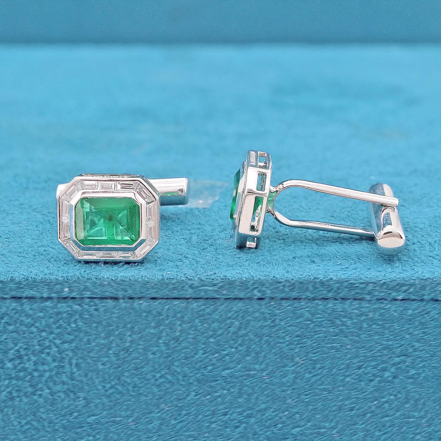 Tyrel Halo Diamond Cufflinks