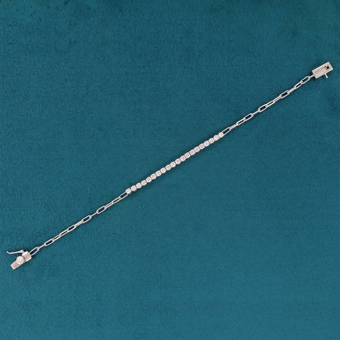 Ylura Trace Diamond Chain Bracelet