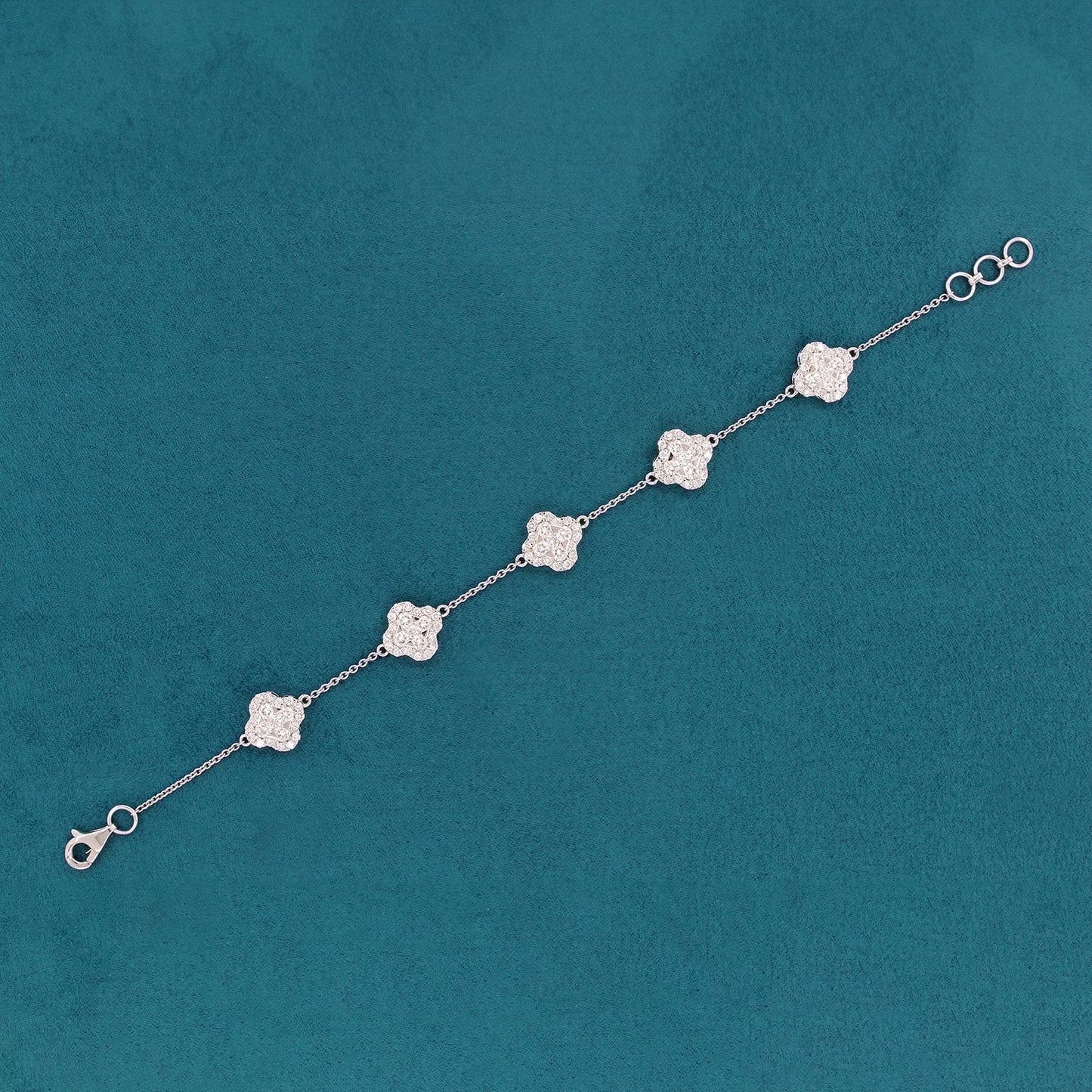 Elisse Line Diamond Station Bracelet