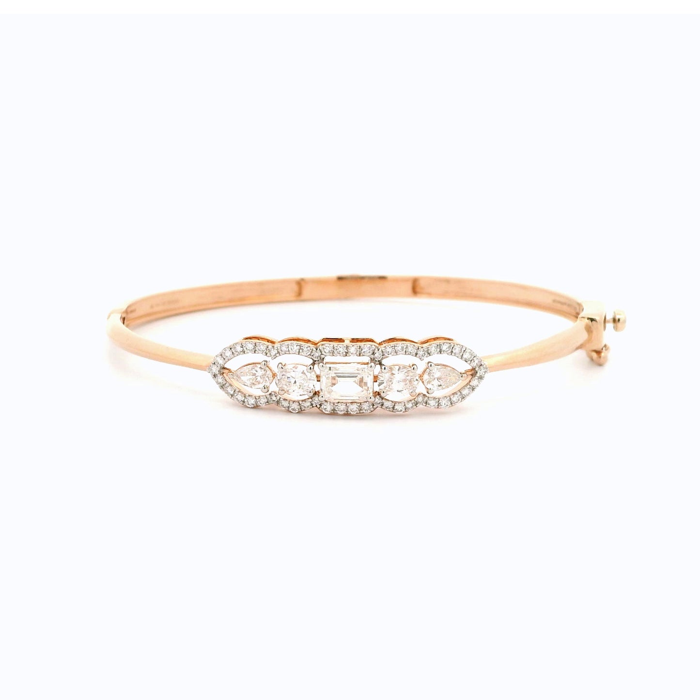 Revyn Halo Diamond Flexible Bracelet