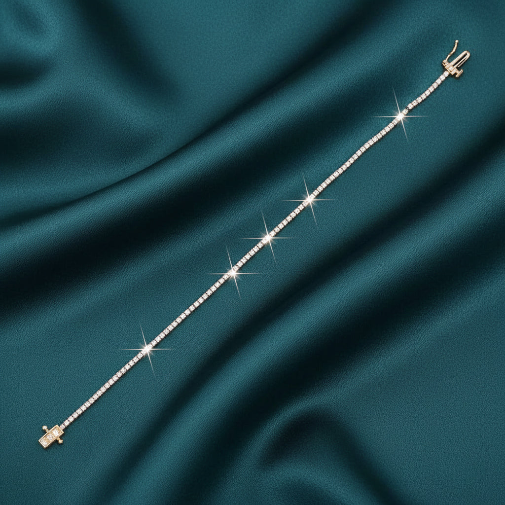 Cyrine Wave Diamond Bracelet