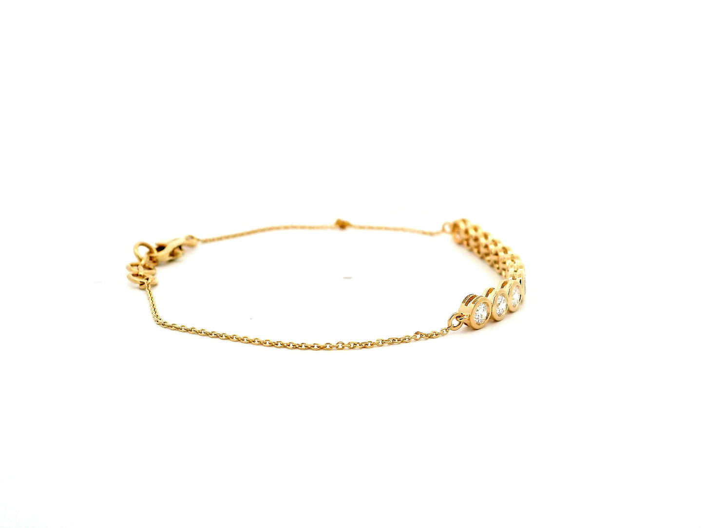 Cyrith Flow Diamond Chain Bracelet