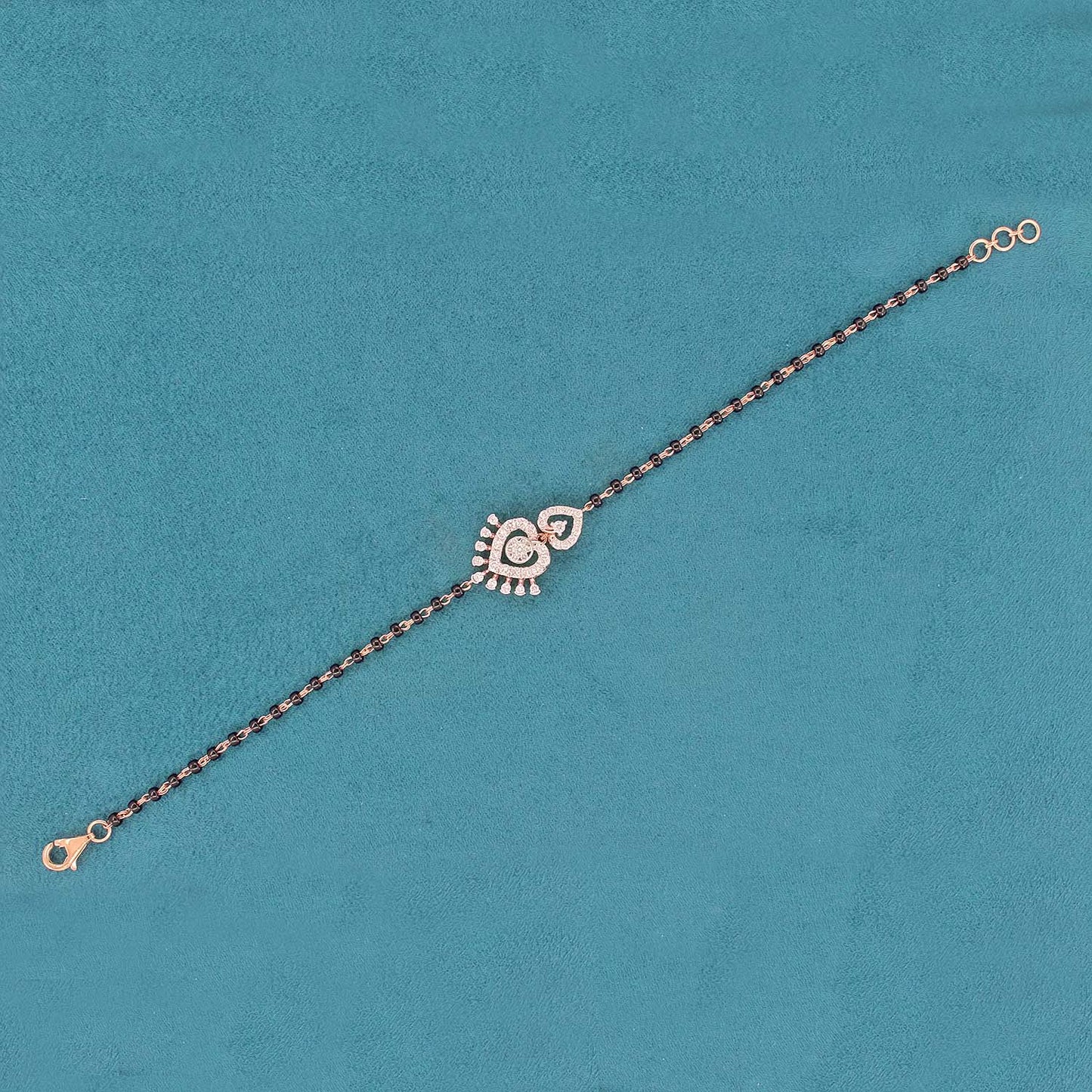 Celir Halo Diamond Chain Bracelet