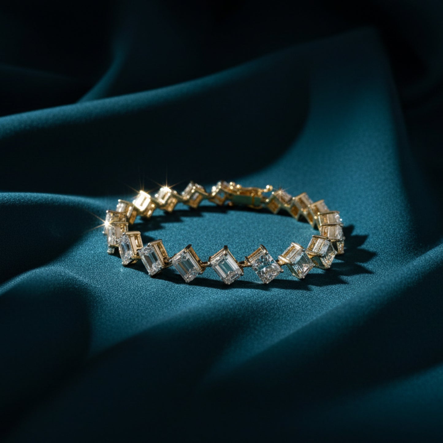 Selvar Loop Diamond Bracelet