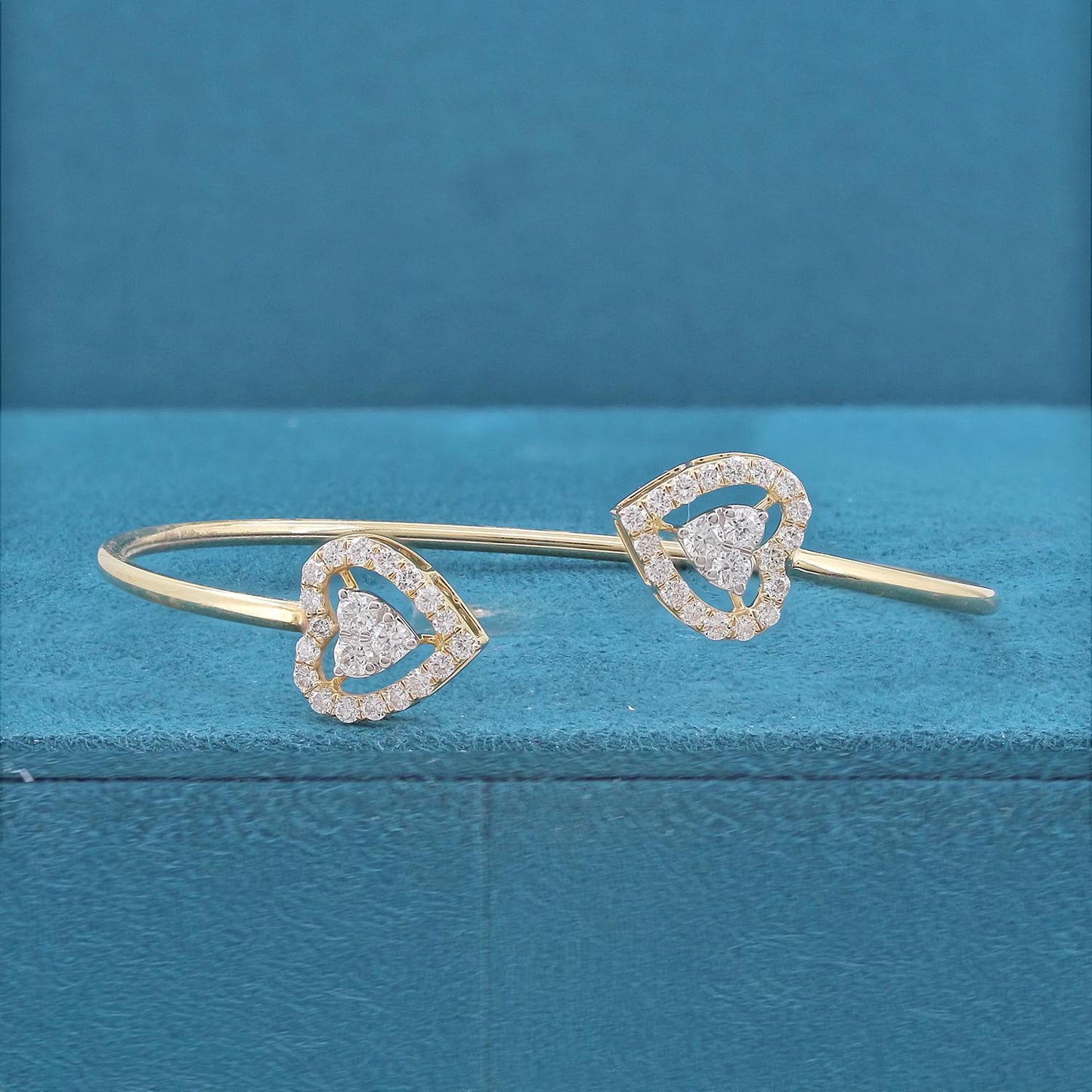 Selura Halo Diamond Flexible Bracelet