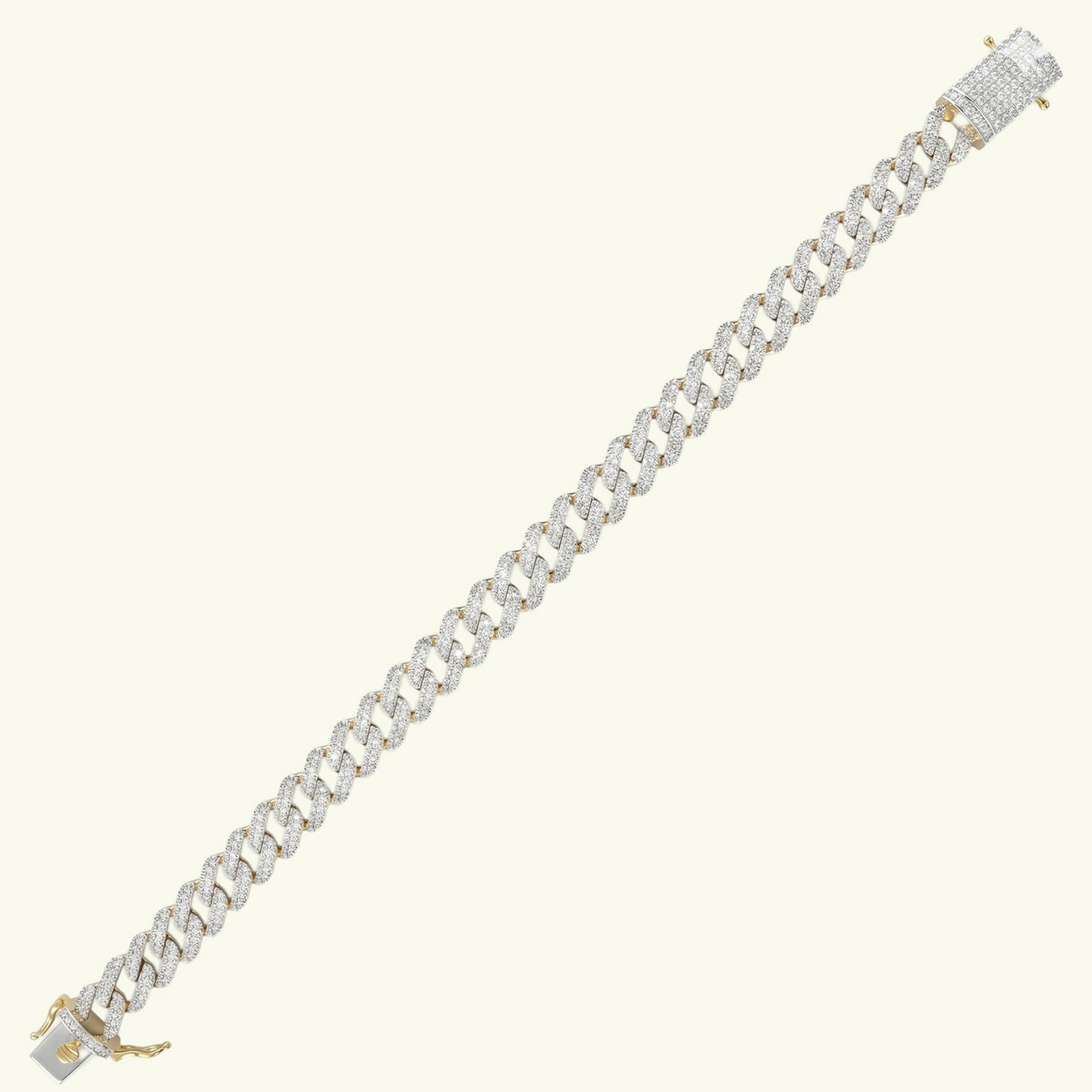 Valtor Grid Diamond Mens Bracelet