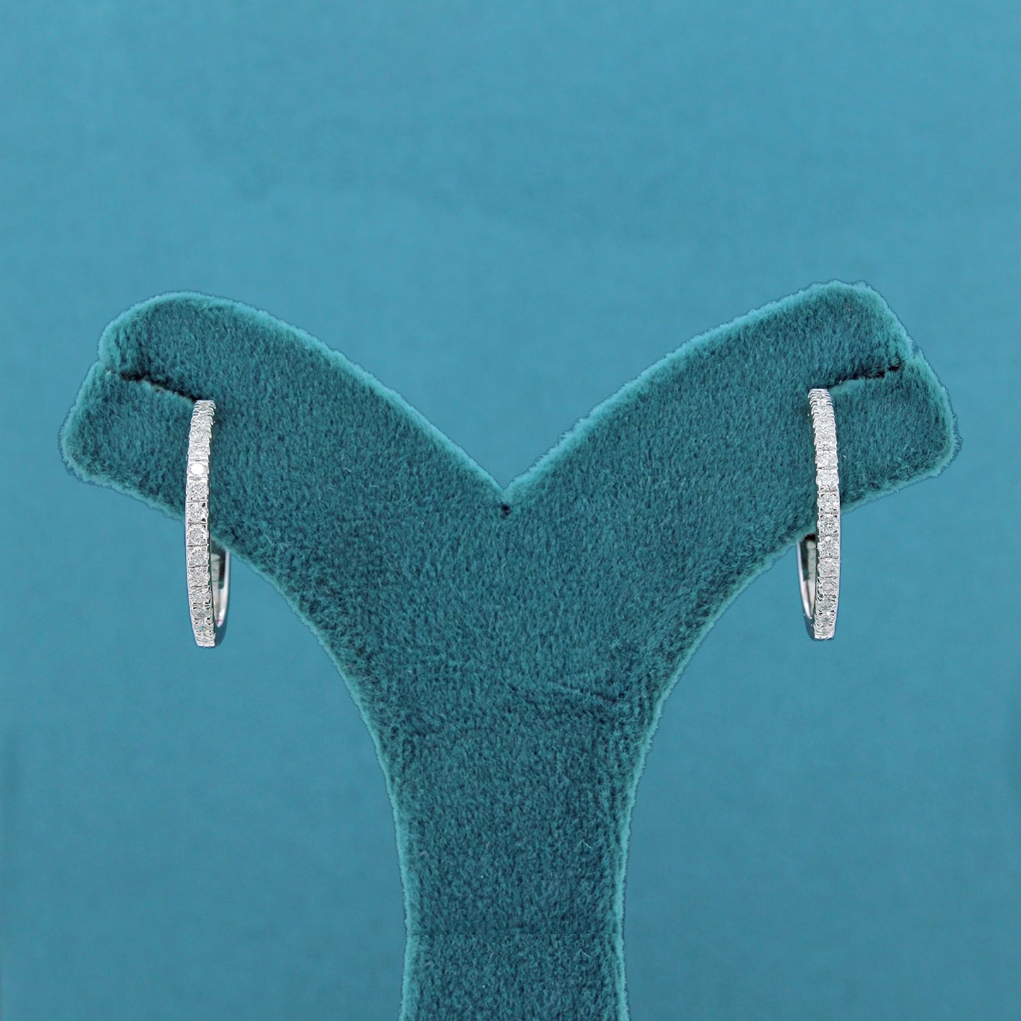 Narella Diamond Hoop Earrings