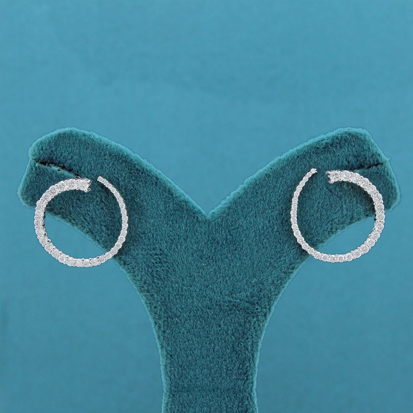 Celvyn Diamond Hoop Earrings