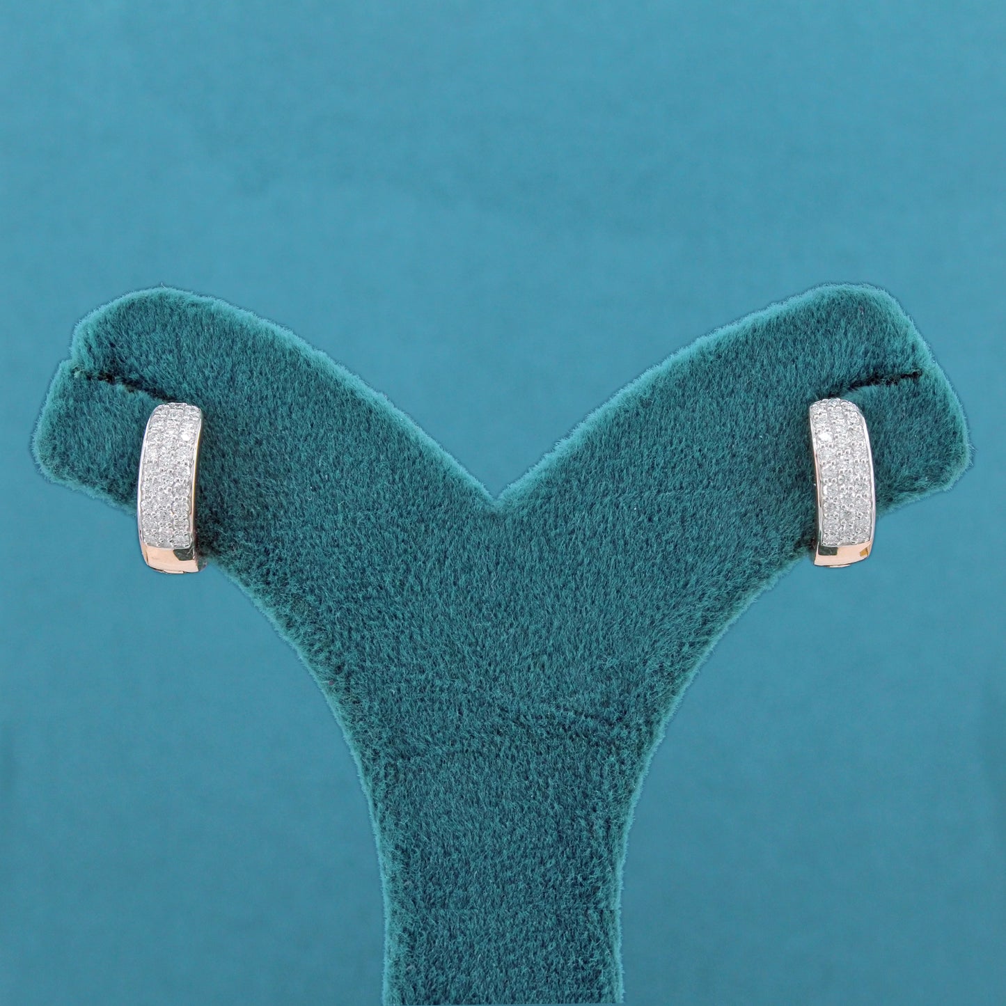 Aurell Diamond Hoop Earrings