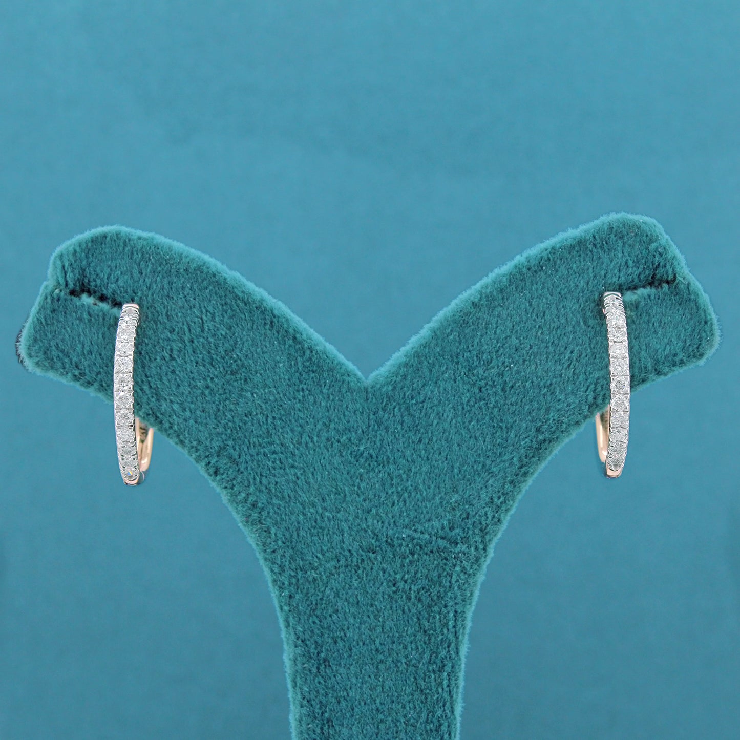 Iselda Diamond Hoop Earrings