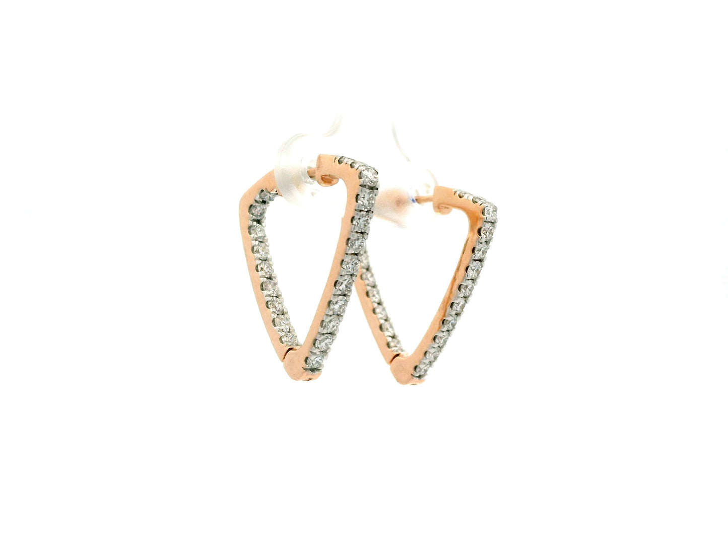 Alionne Diamond Hoop Earrings