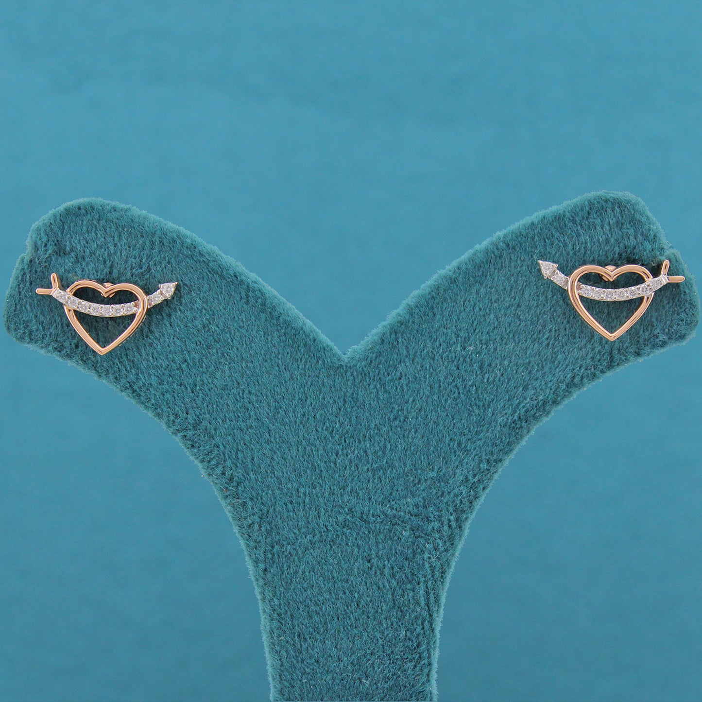 Zeura Lovestruck Diamond Stud Earrings