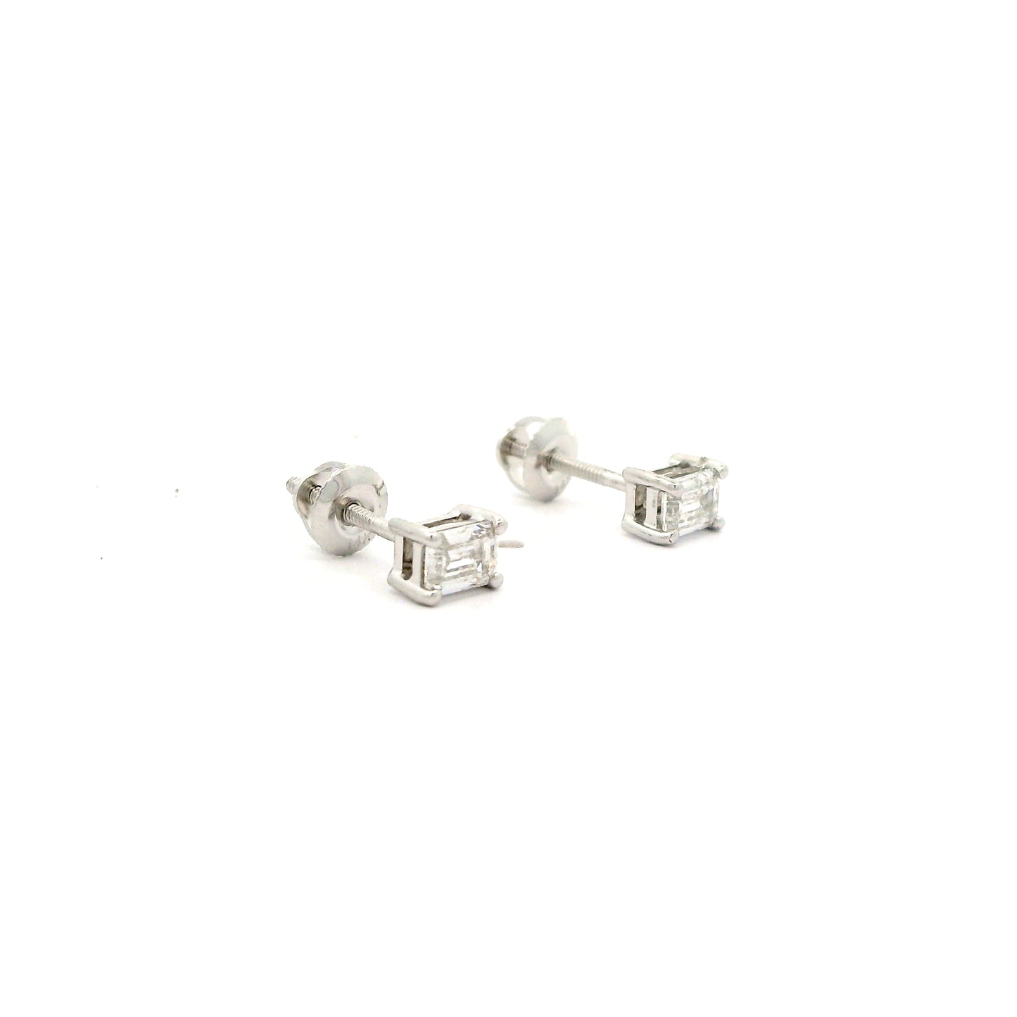 Thalen Solitaire Diamond Stud Earrings