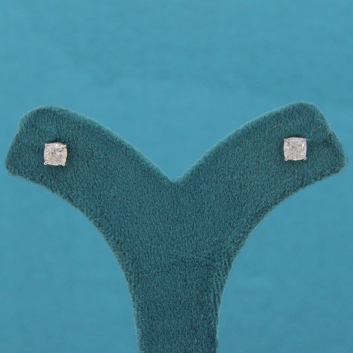 Soriel Solitaire Diamond Stud Earrings