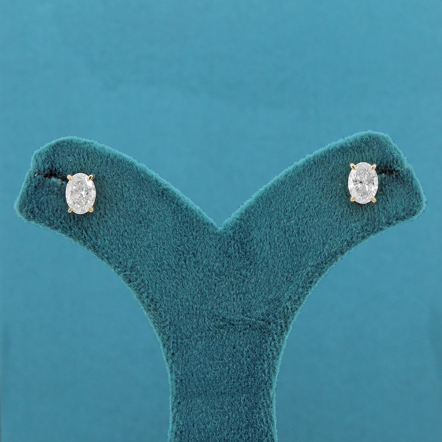 Mirell Solitaire Diamond Stud Earrings