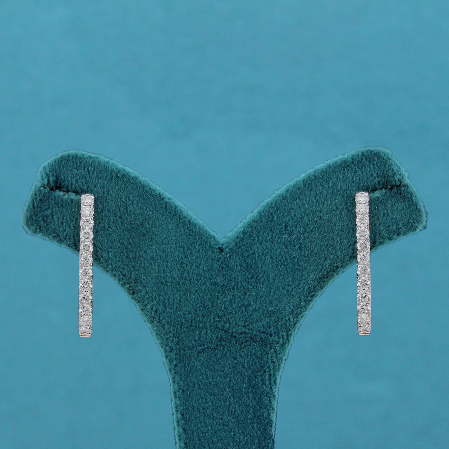 Velisse Diamond Hoop Earrings