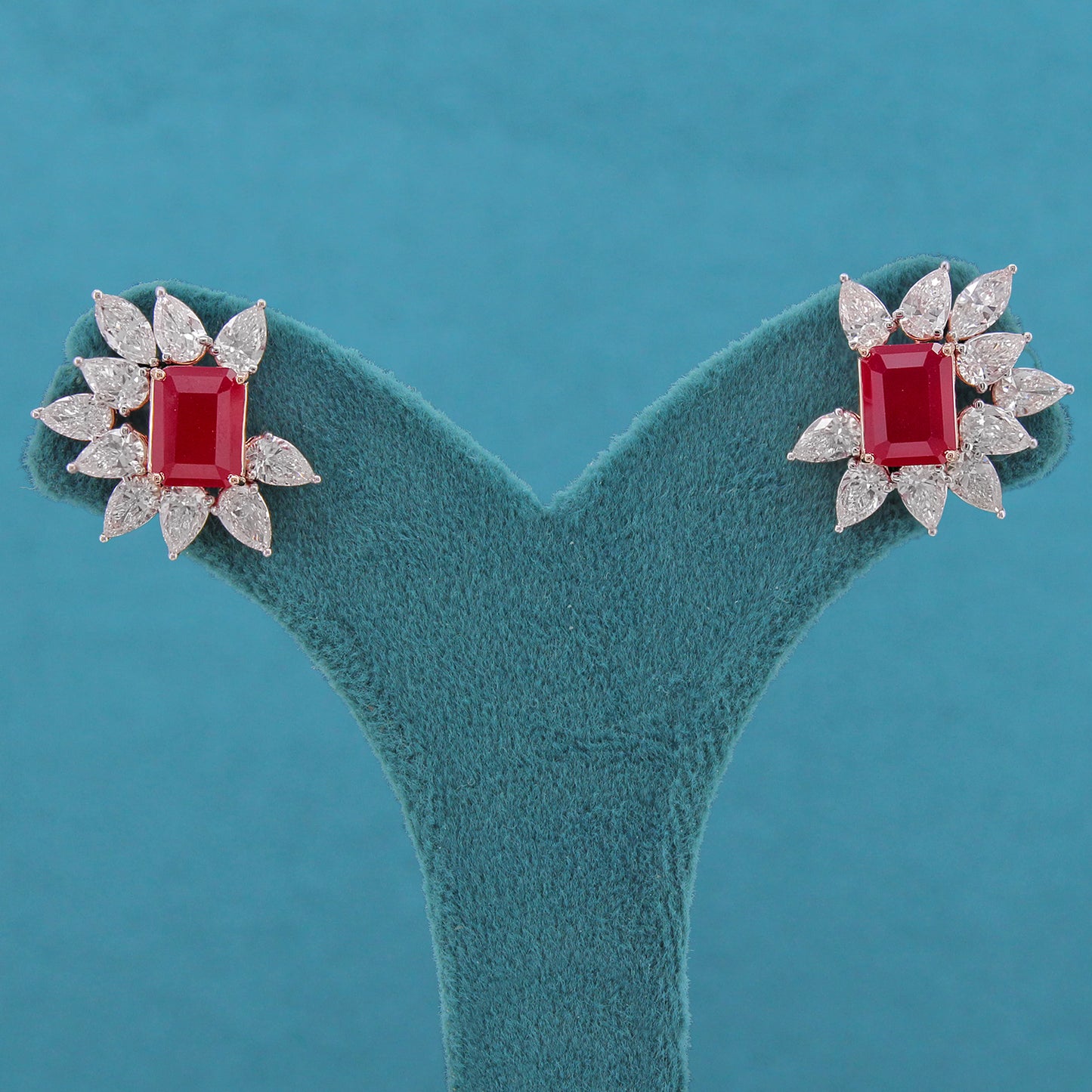 Orvyn Coloured Diamond Stud Earrings