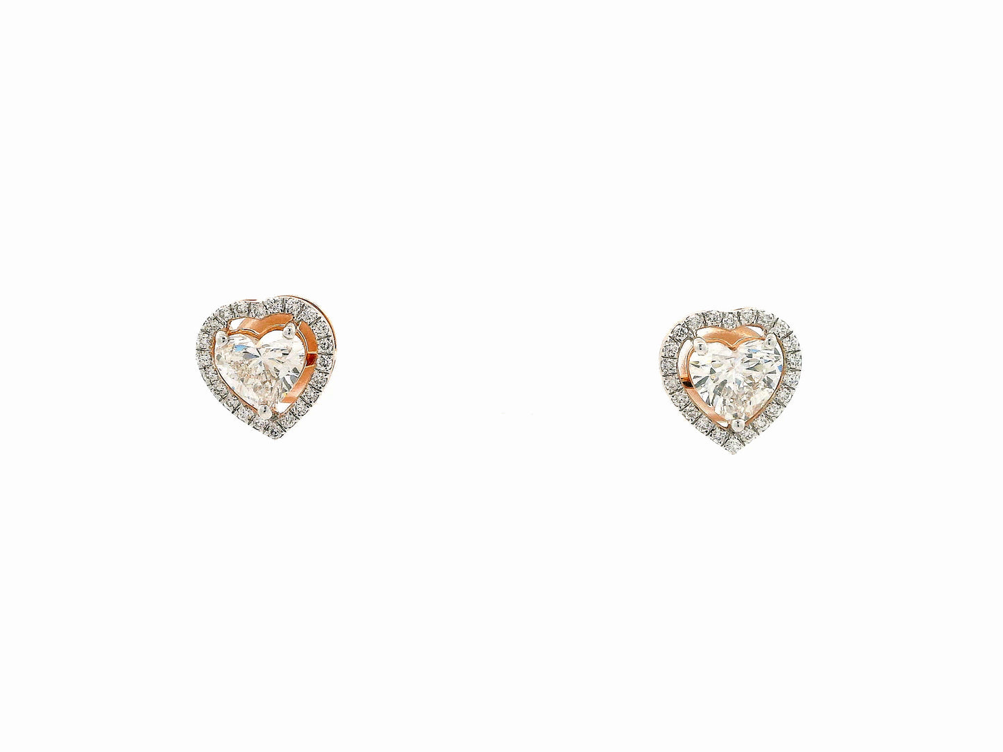 Isani Halo Diamond Stud Earrings