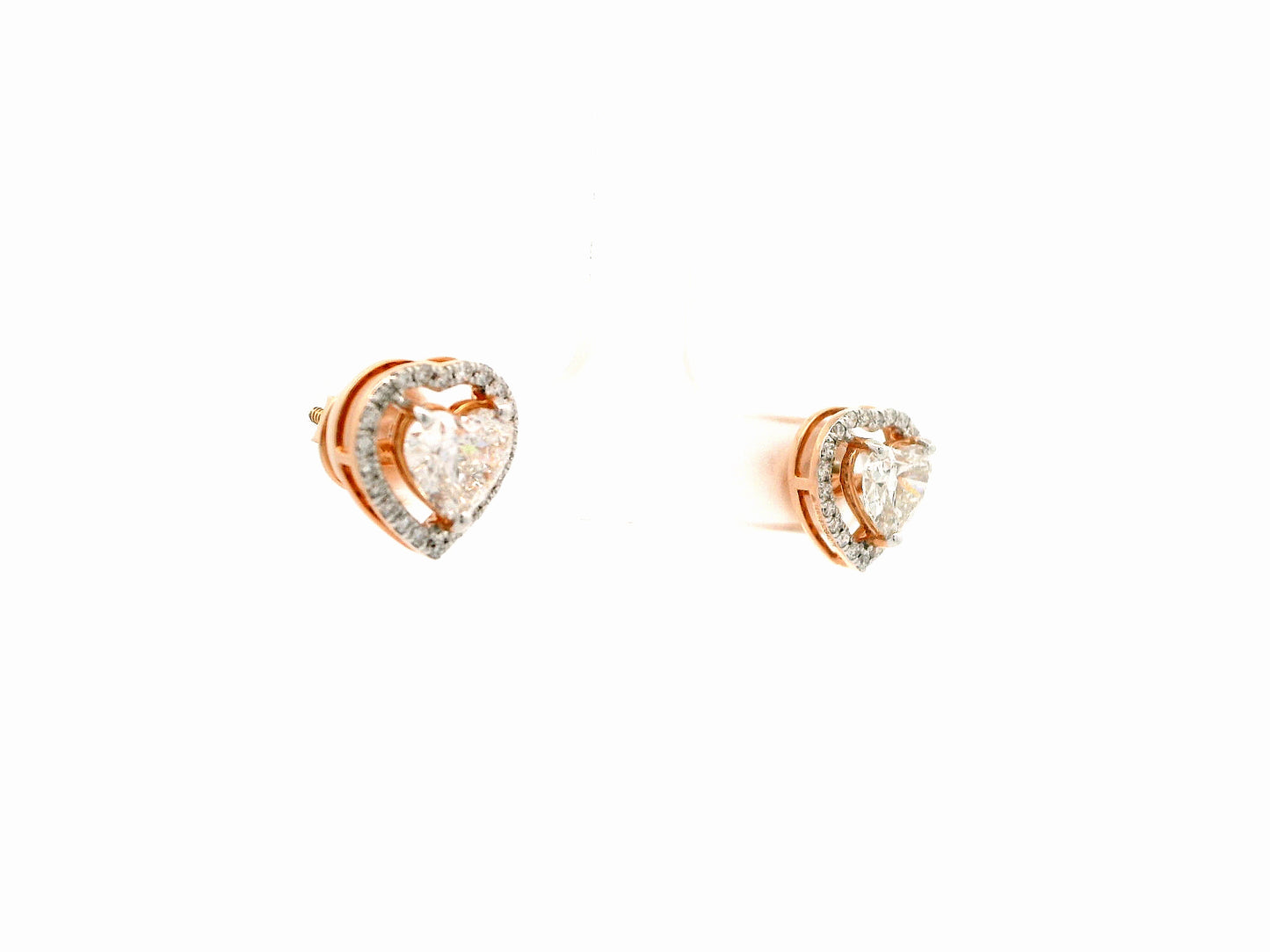 Isani Halo Diamond Stud Earrings