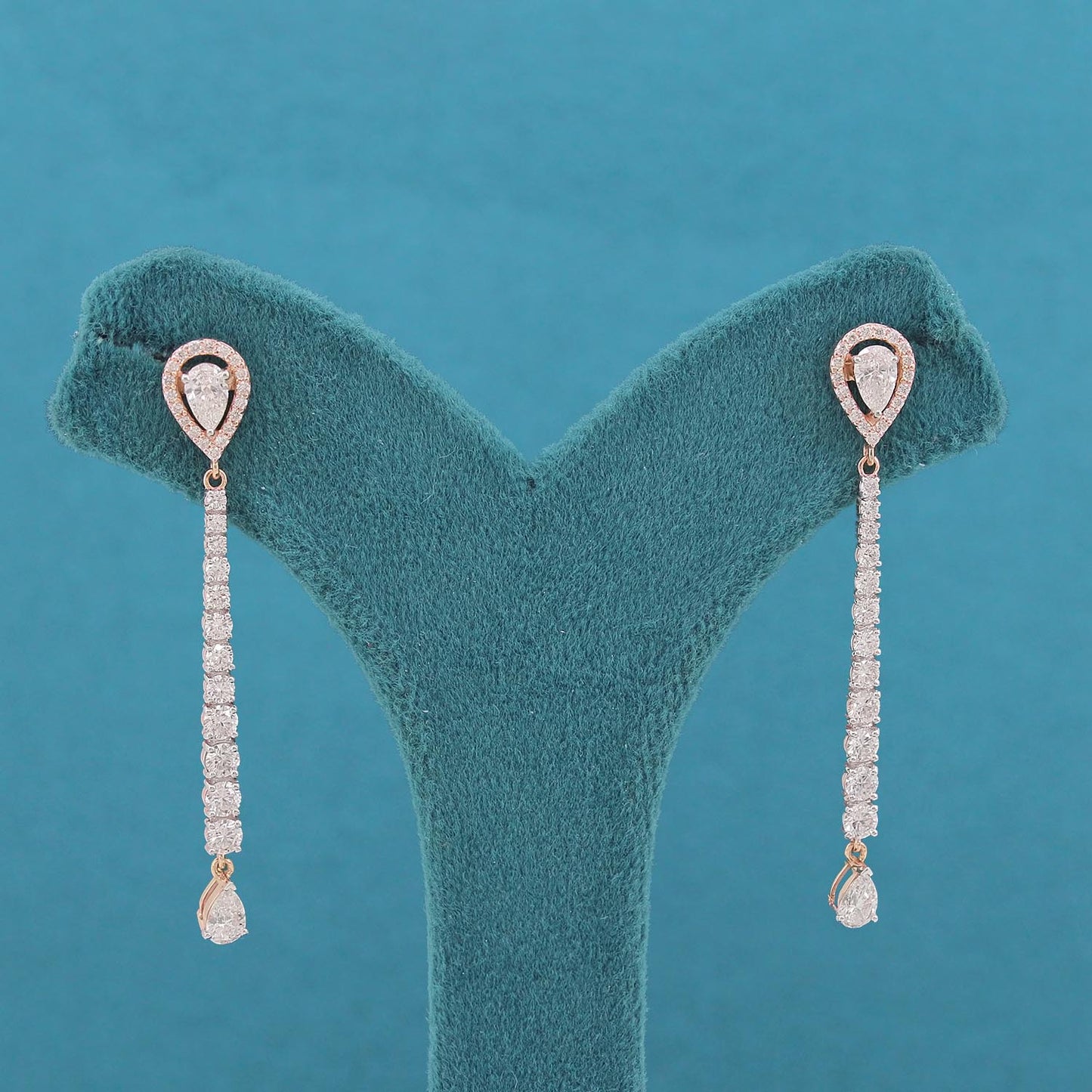 Sephi Halo Diamond Chandelier Earring