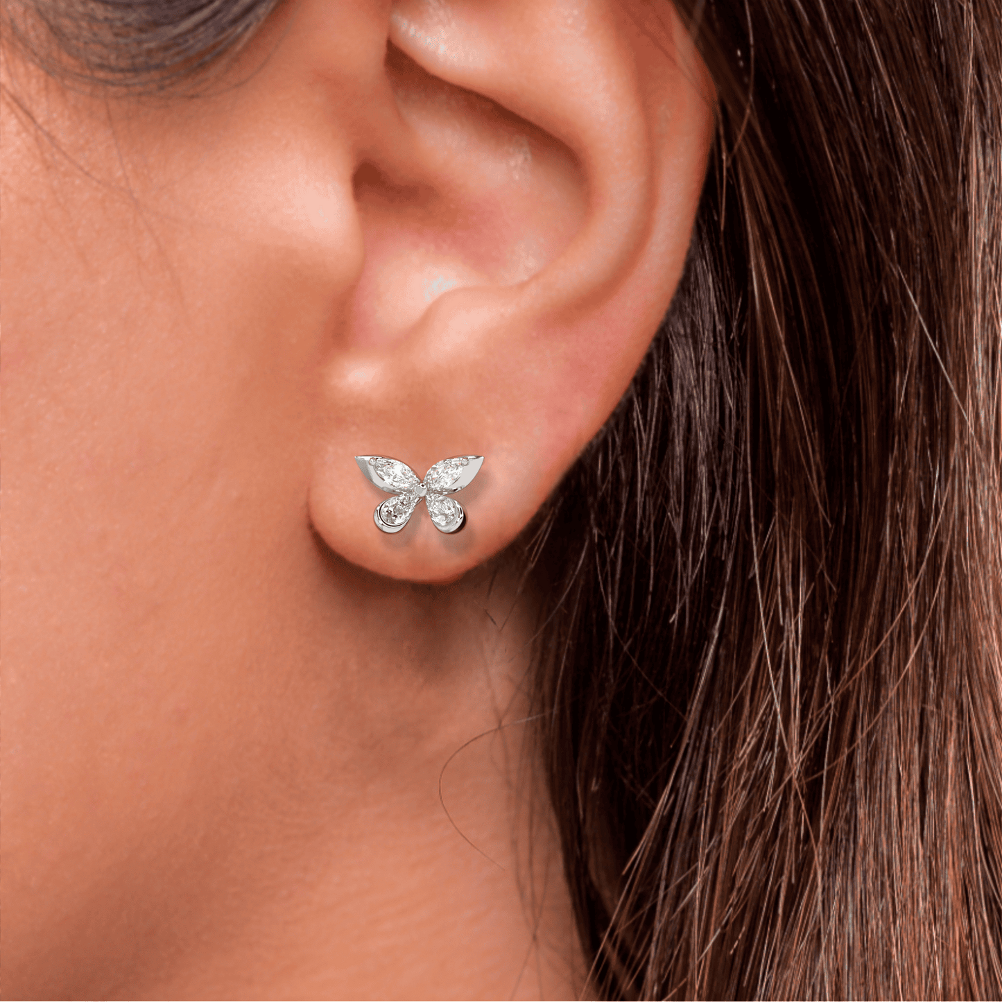 Elara Diamond Stud Earrings