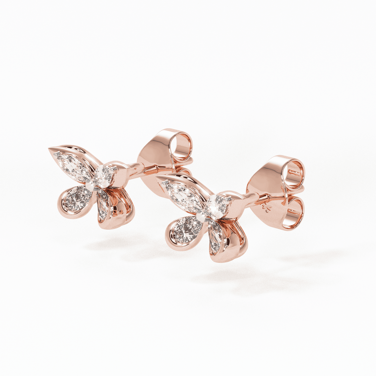 Elara Diamond Stud Earrings