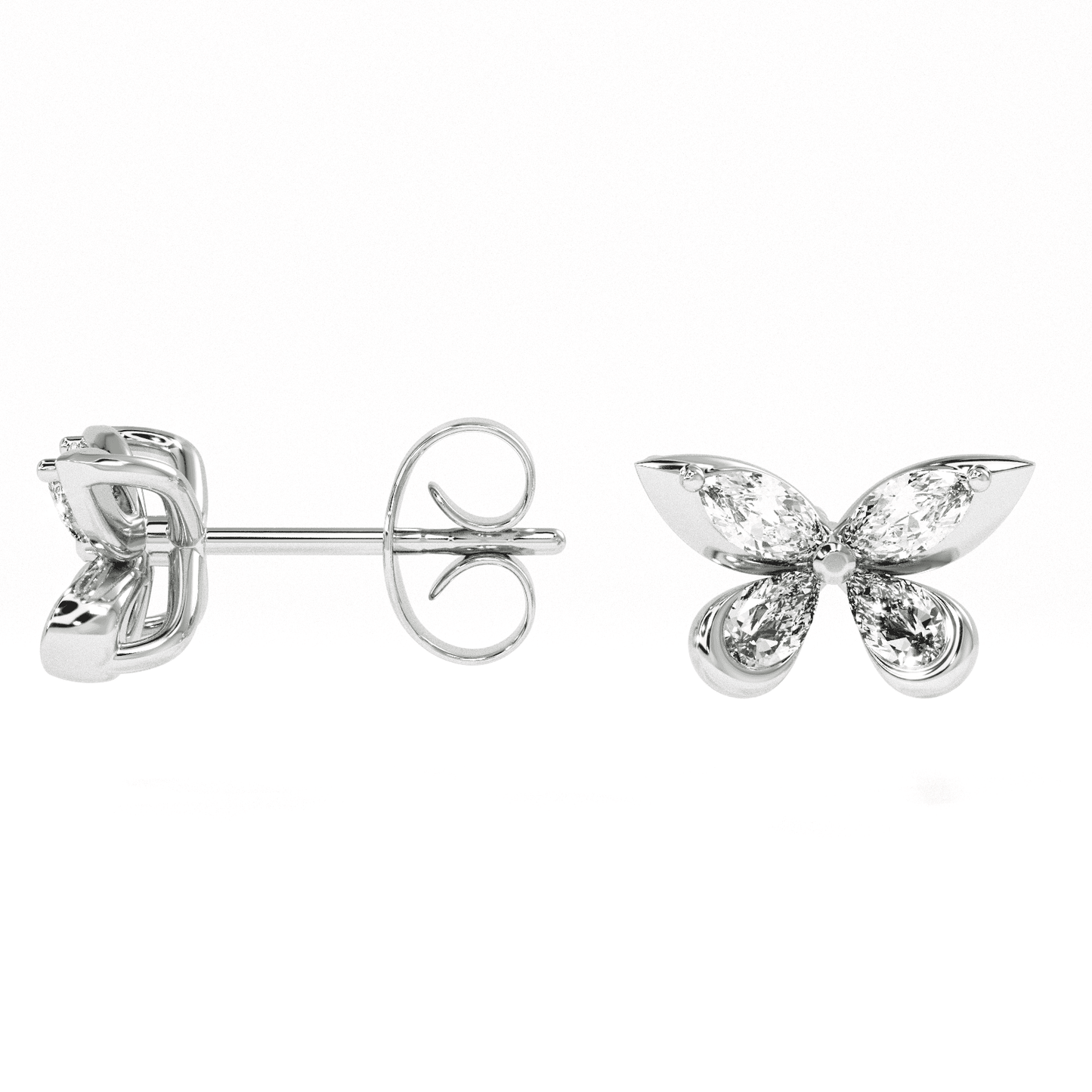 Elara Diamond Stud Earrings