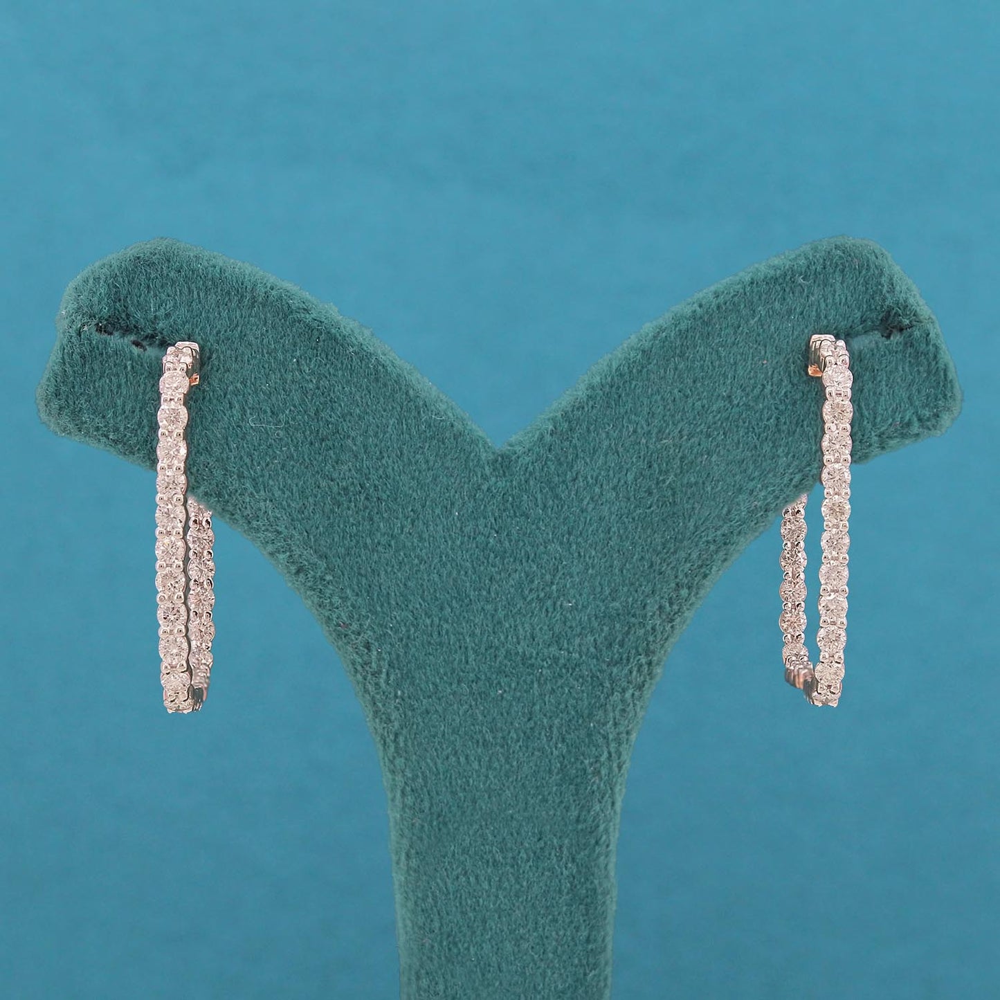 Nerith Diamond Hoop Earrings