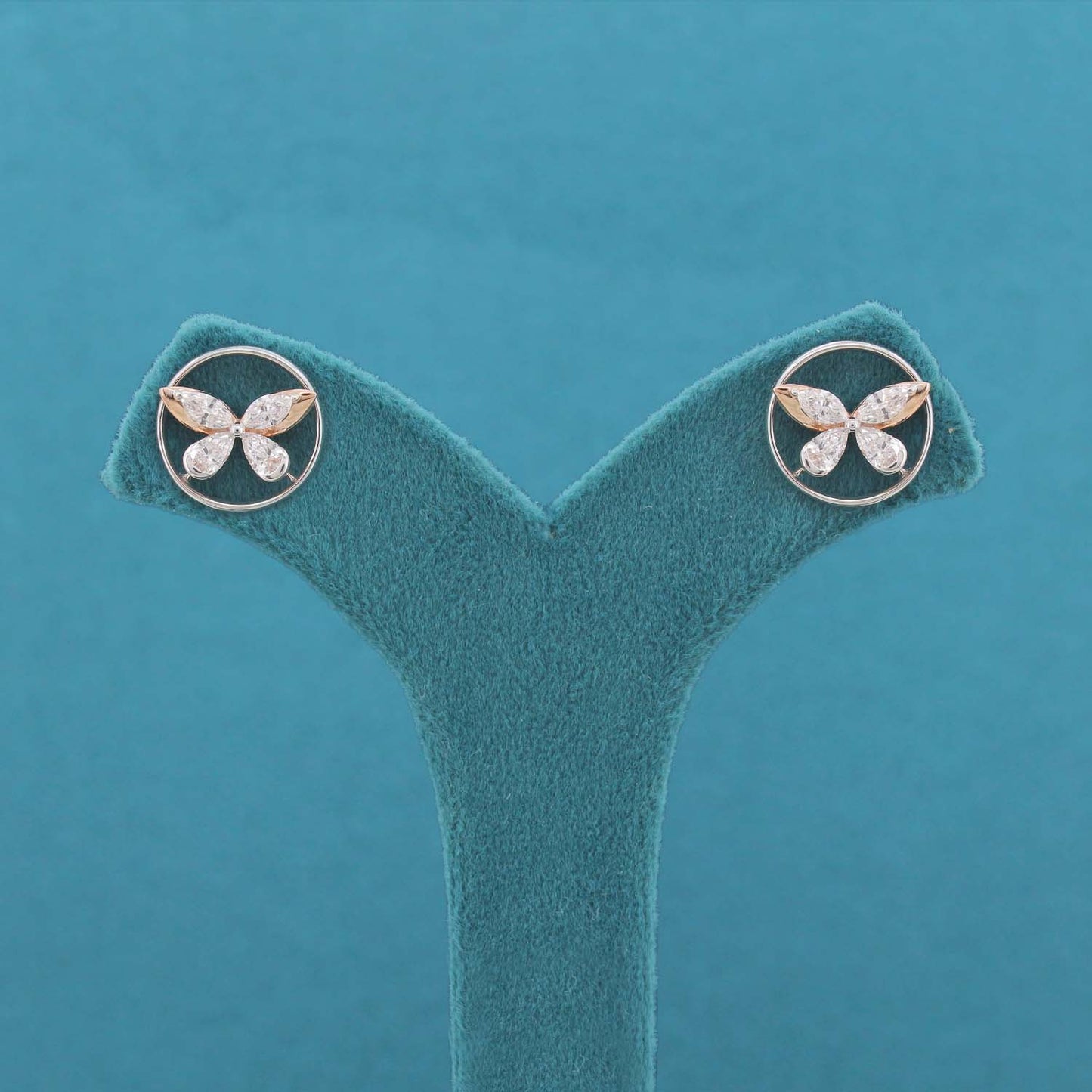 Rynel Icon Diamond Stud Earrings