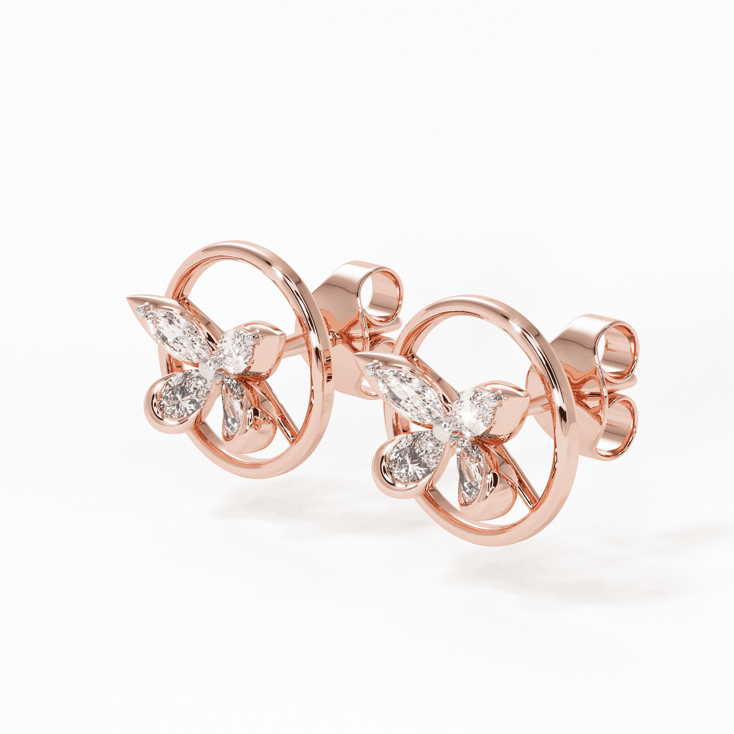 Rynel Icon Diamond Stud Earrings