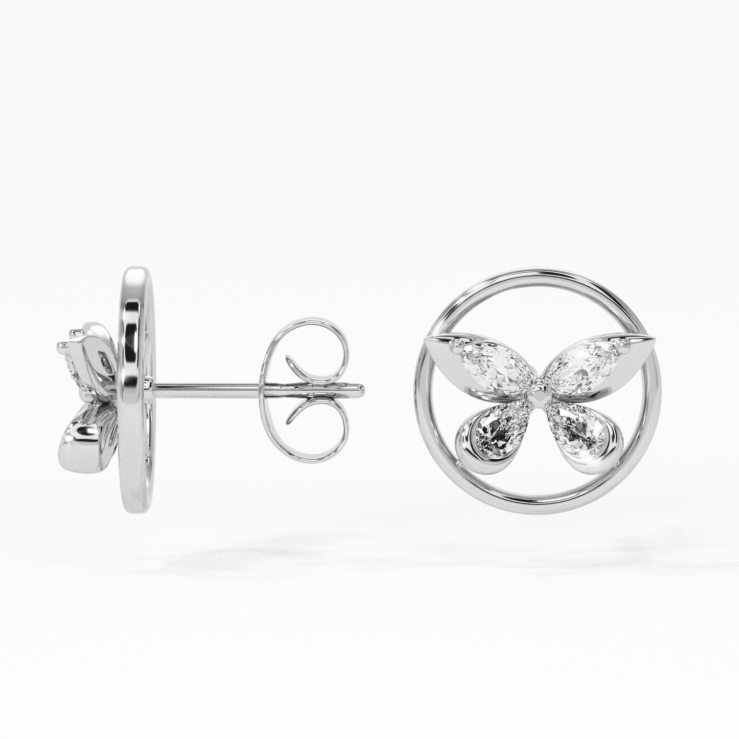 Rynel Icon Diamond Stud Earrings