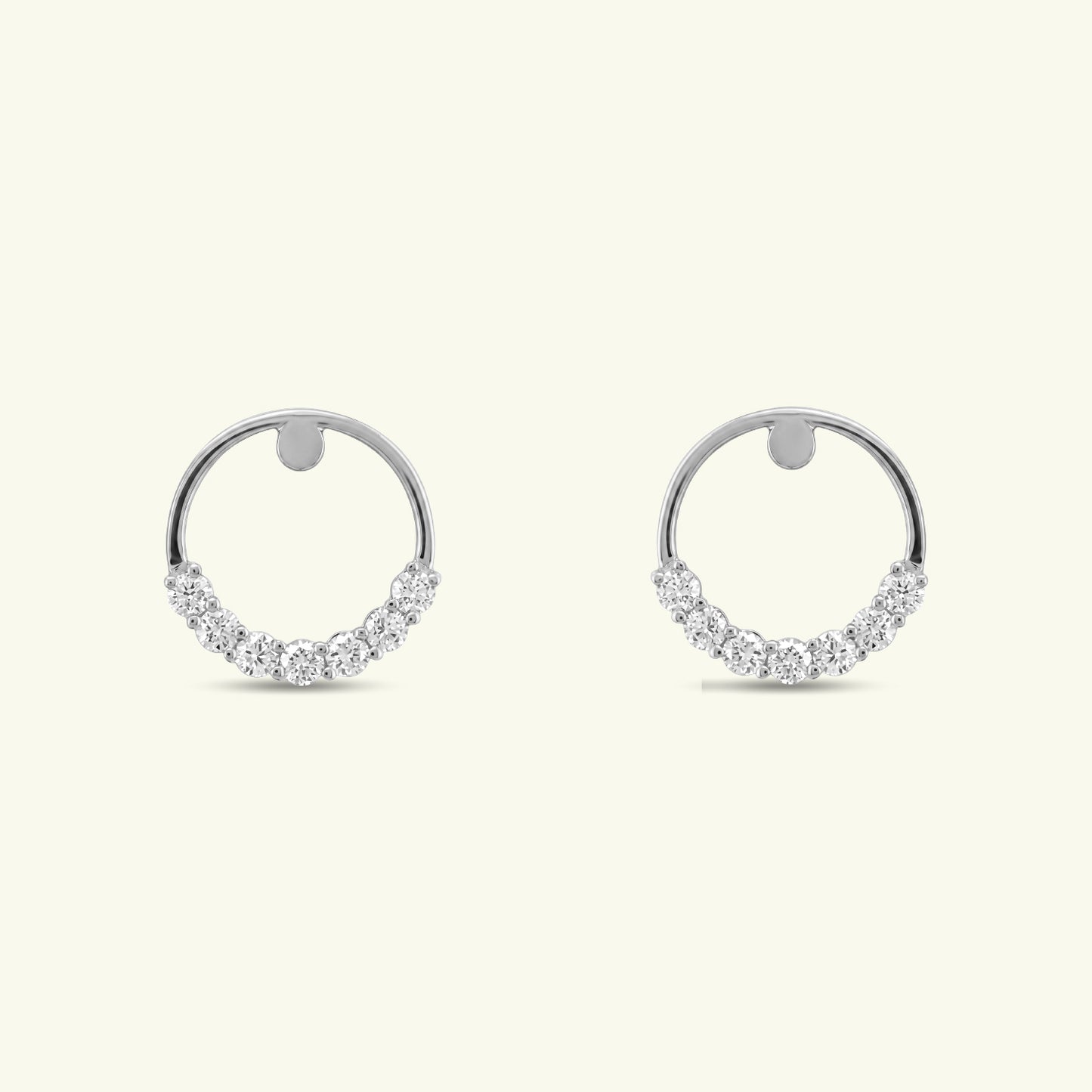 Elyra Diamond Stud Earrings