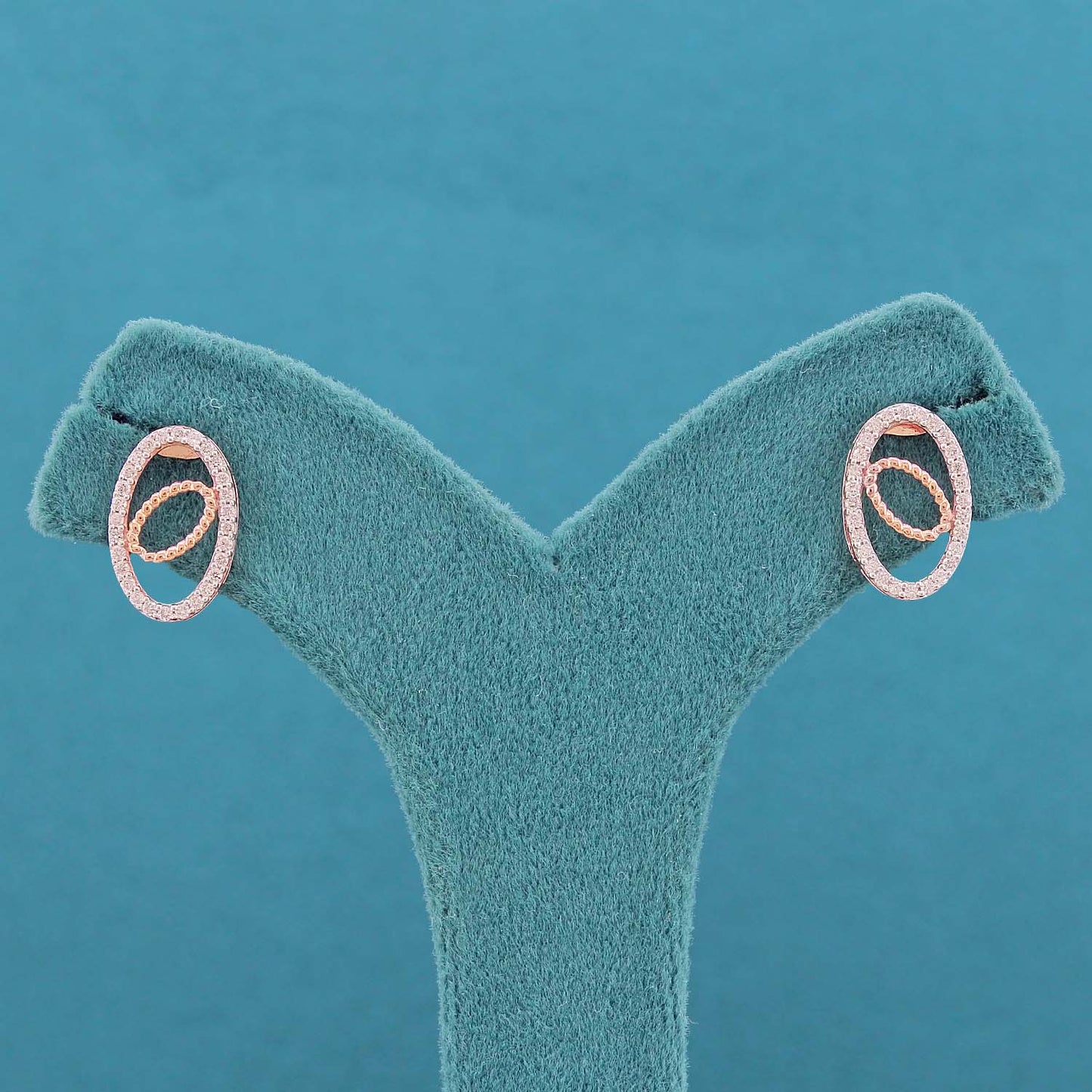 Evara Diamond Stud Earrings