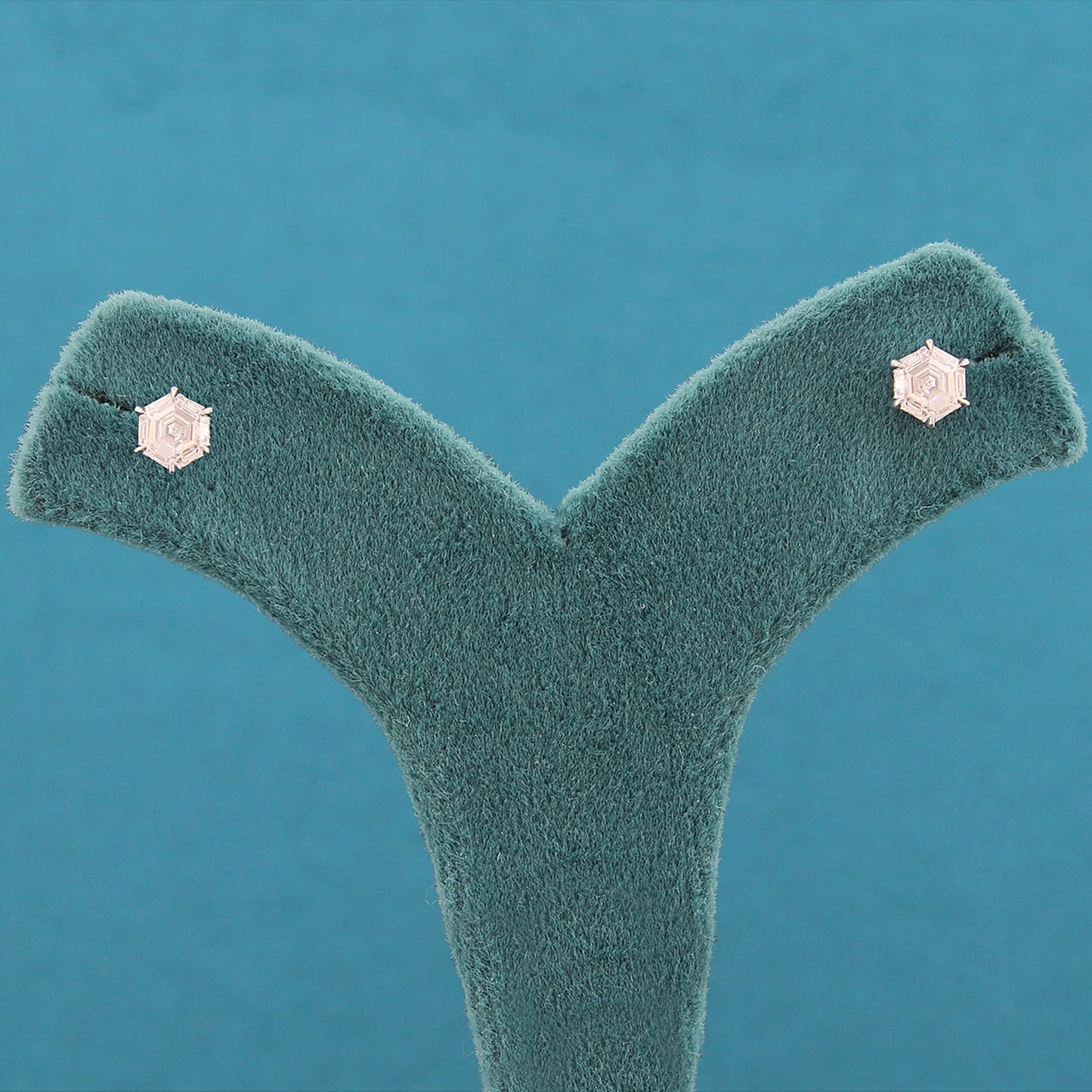 Cylenne Solitaire Diamond Stud Earrings