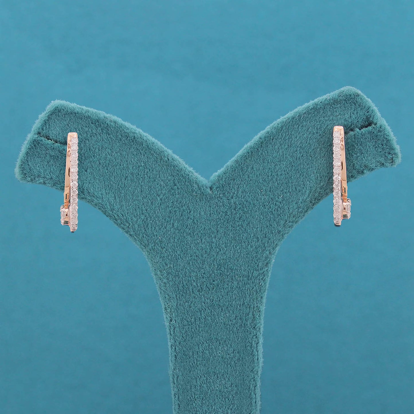 Lunelle Diamond Hoop Earrings