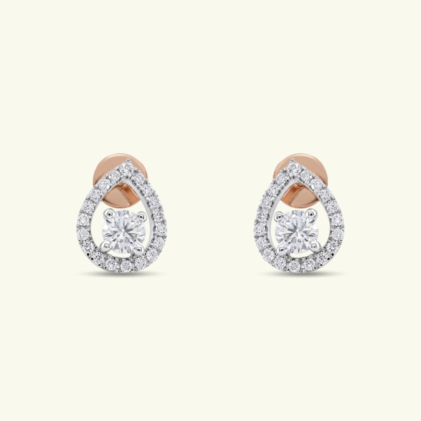 Selvia Diamond Stud Earrings
