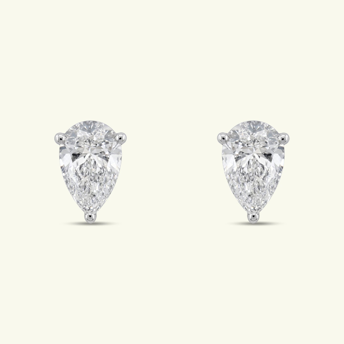 Solenne Solitaire Diamond Stud Earrings