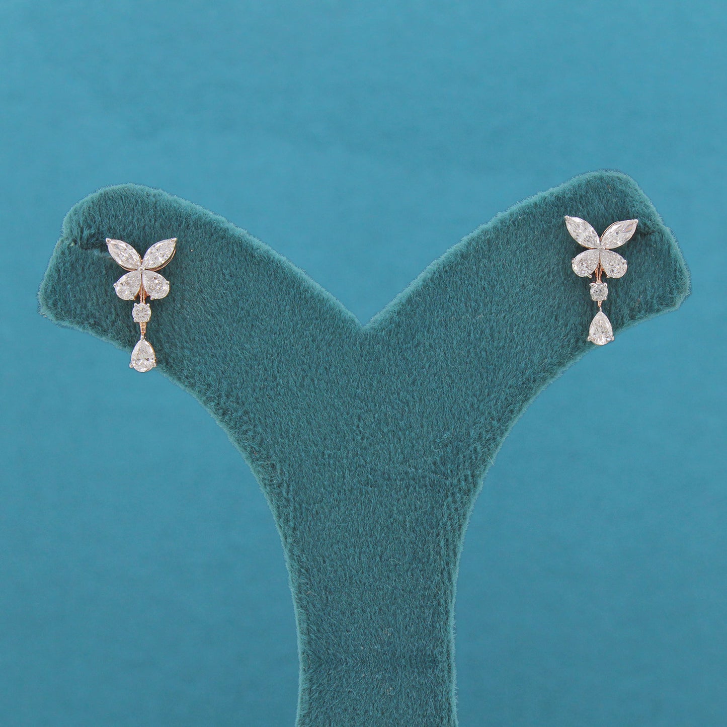 Alina Icon Diamond Drop Earrings