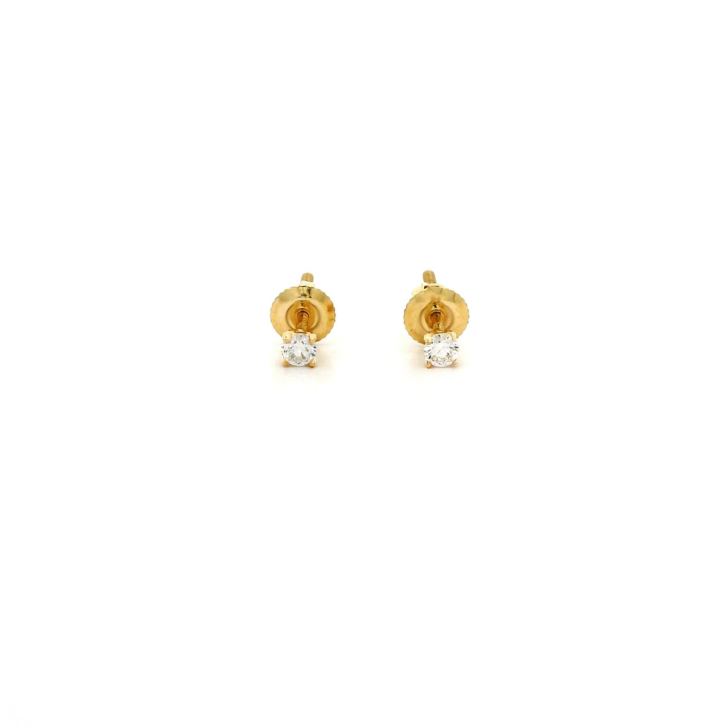 Evania Solitaire Diamond Earrings