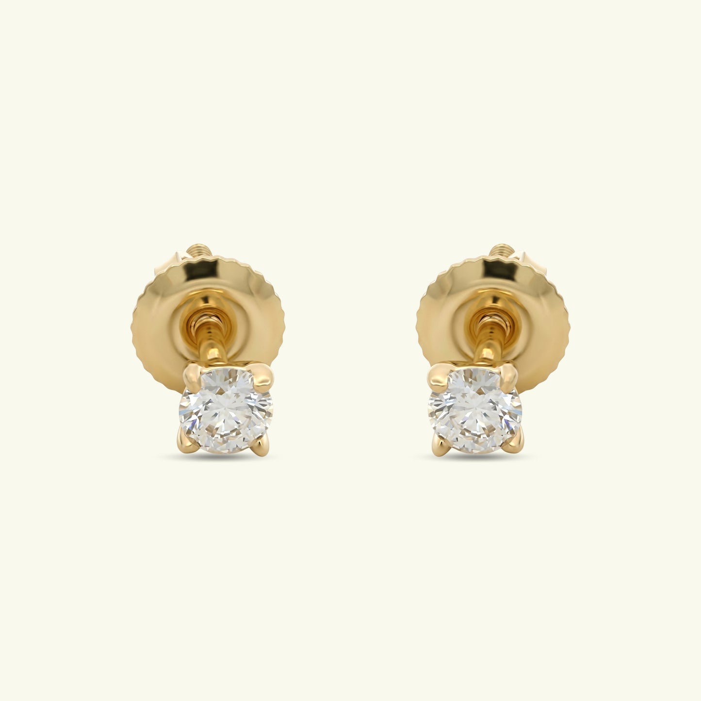 Liora Solitaire Diamond Earrings