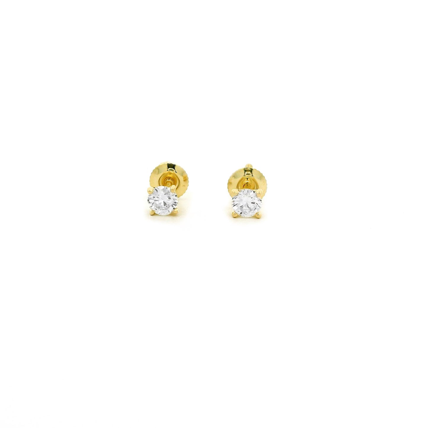 Nyrel Solitaire Diamond Earrings