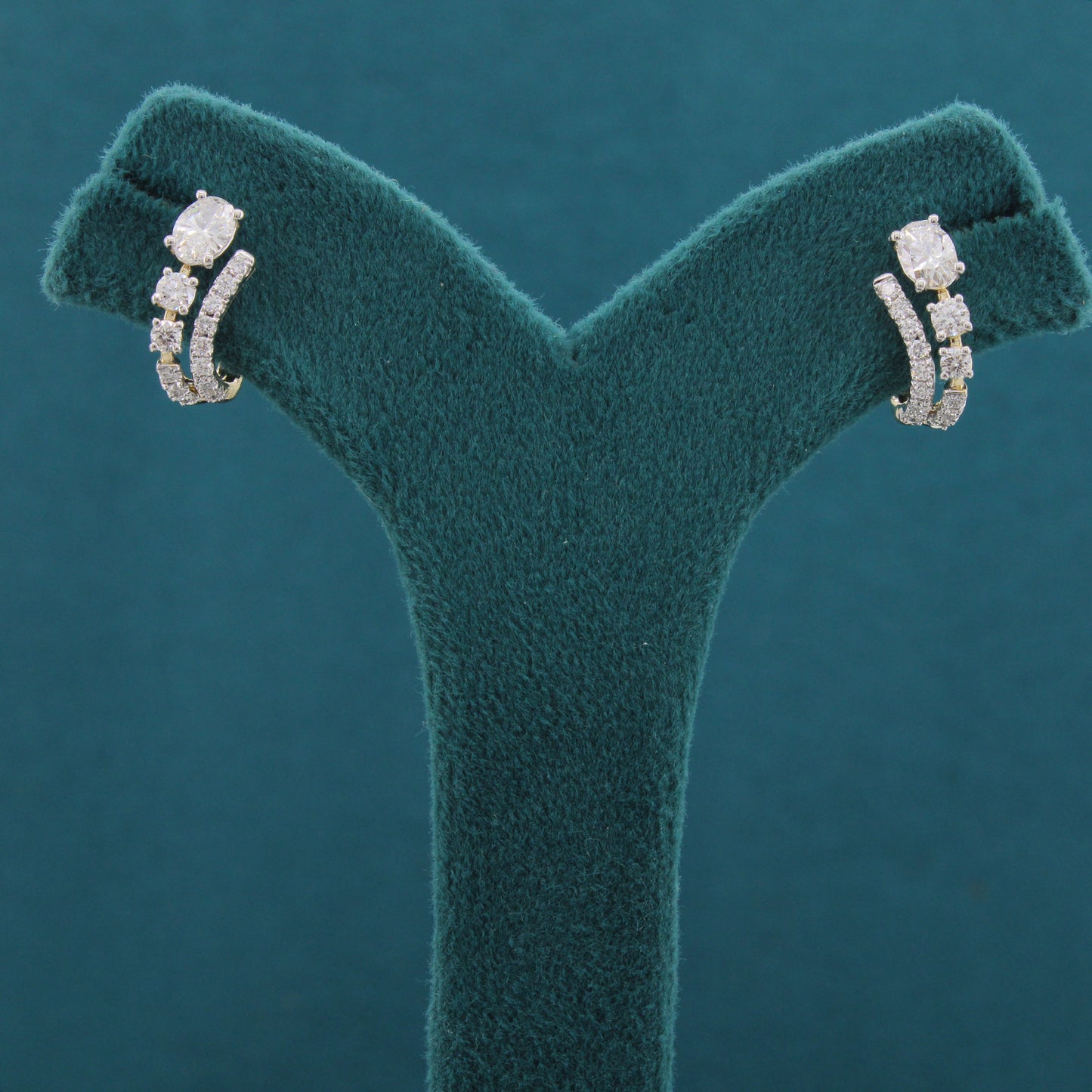 Myrra Contour Diamond Earrings