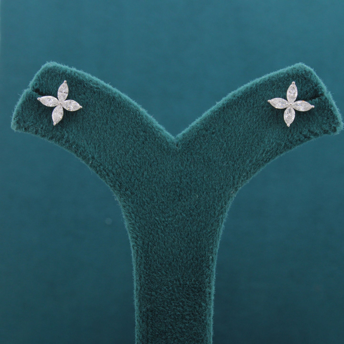 Elara Halo Diamond Dailywear Earrings
