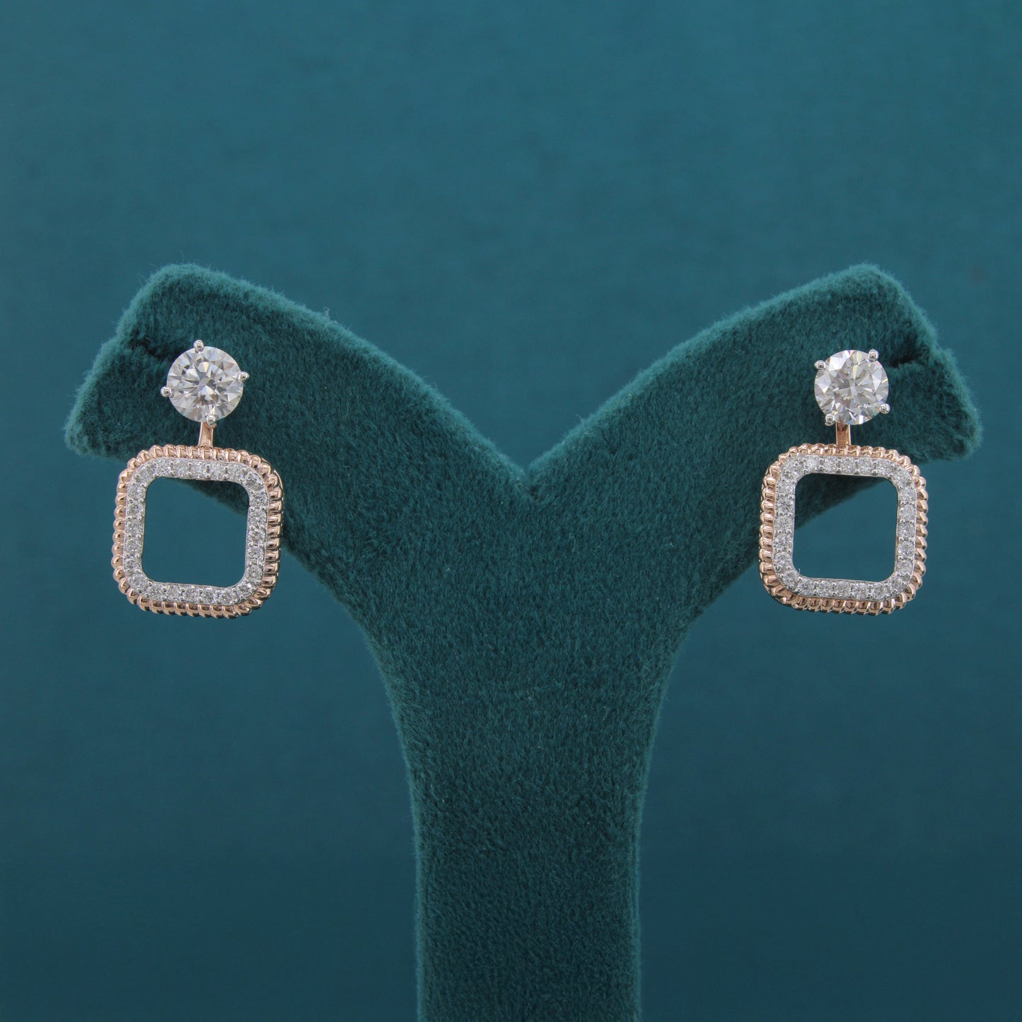 Elenya Curve Diamond Earrings