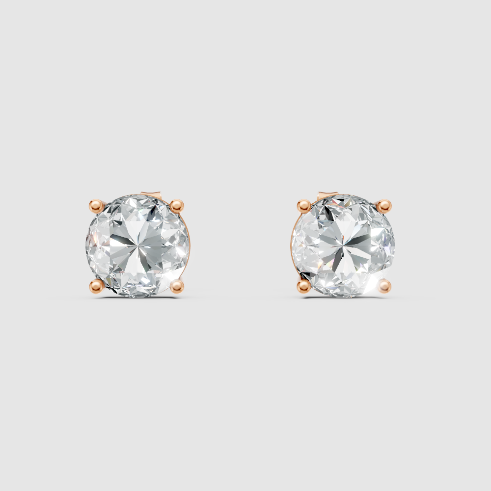 Elenya Curve Diamond Earrings