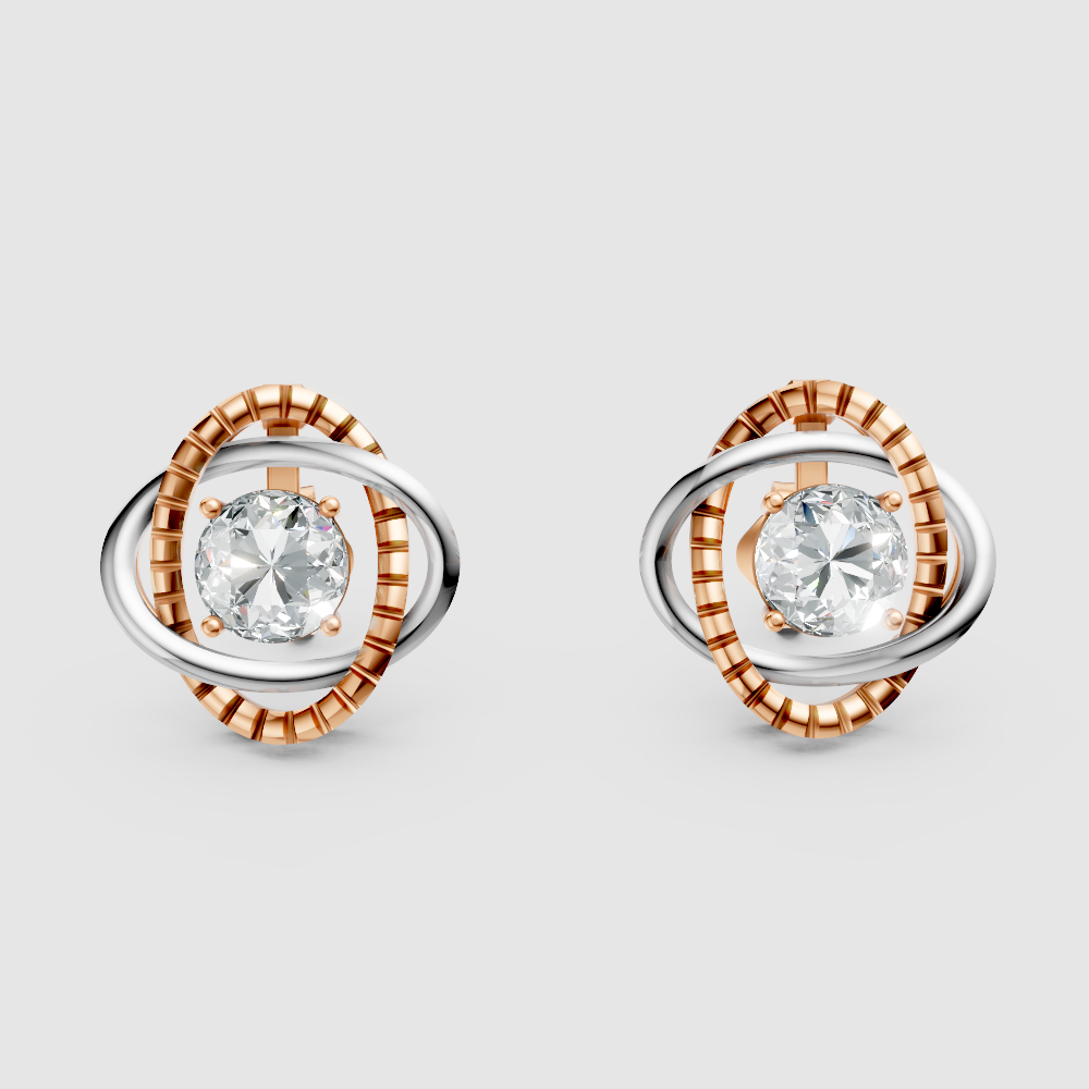 Sorelle Loop Diamond Earrings