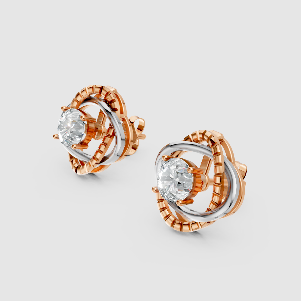 Sorelle Loop Diamond Earrings