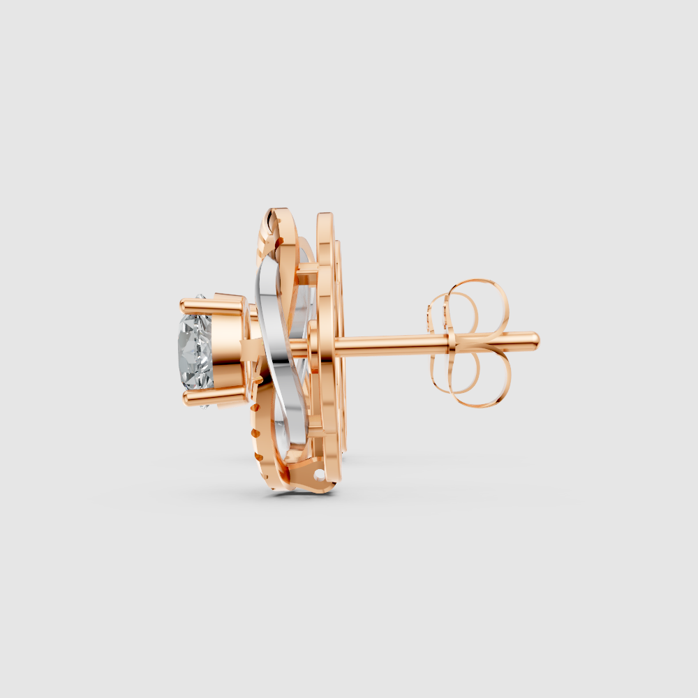 Sorelle Loop Diamond Earrings