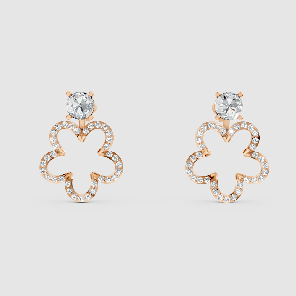 Alira Twine Diamond Earrings