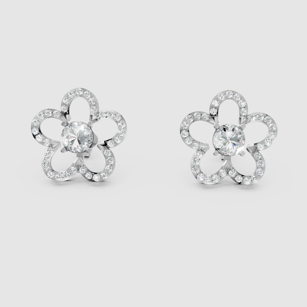 Alira Twine Diamond Earrings